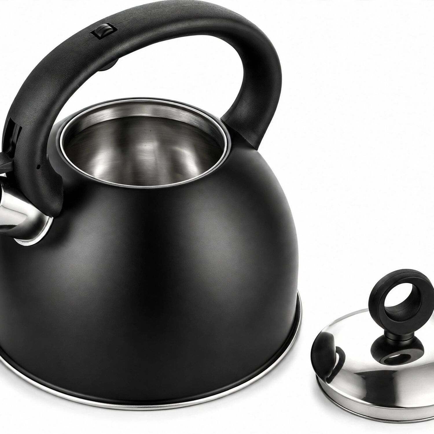 Tetera 2,5 Litros Acero Inox Modelo Dark Marca Vitta Color Negro image number 2.0