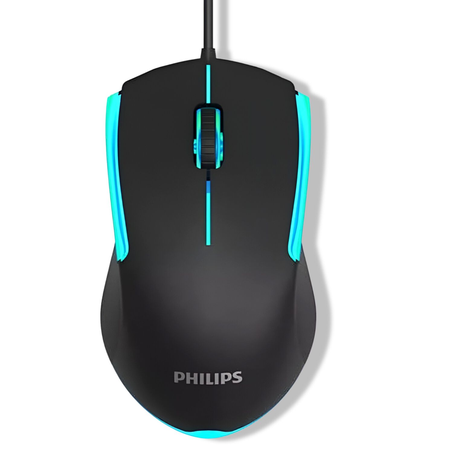 Mouse Philips Multiuso De 7 Botones Retro Iluminado Spk9314 image number 0.0