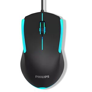 Mouse Philips Multiuso De 7 Botones Retro Iluminado Spk9314