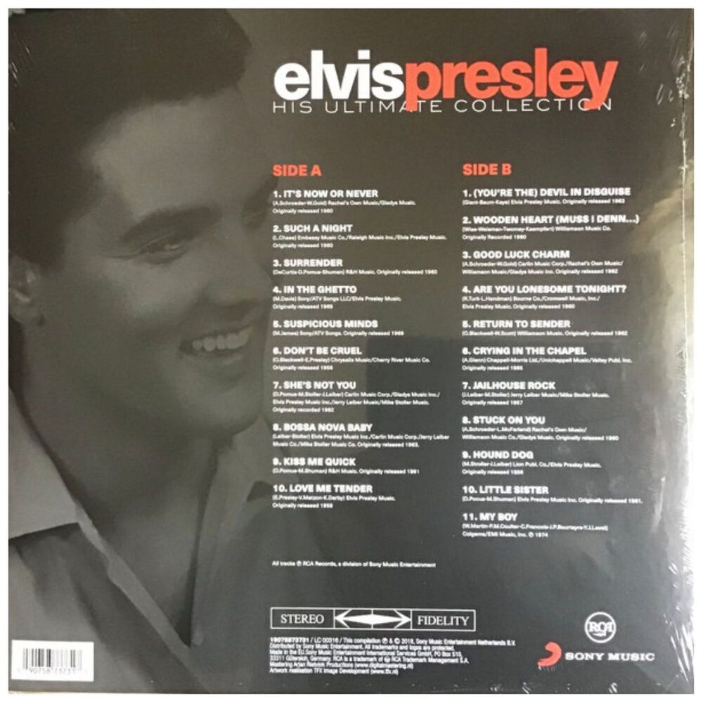 Elvis Presley - His Ultimat Collection | Vinilo image number 1.0