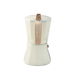 Cafetera Italiana Induccion Petra Cream 9 Tazas Oroley