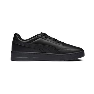 Zapatilla Escolar Unisex Puma Court Classic Clean Negro