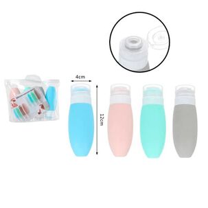 Botellas Silicona Para Viajes Cuidado Personal Crema Locion