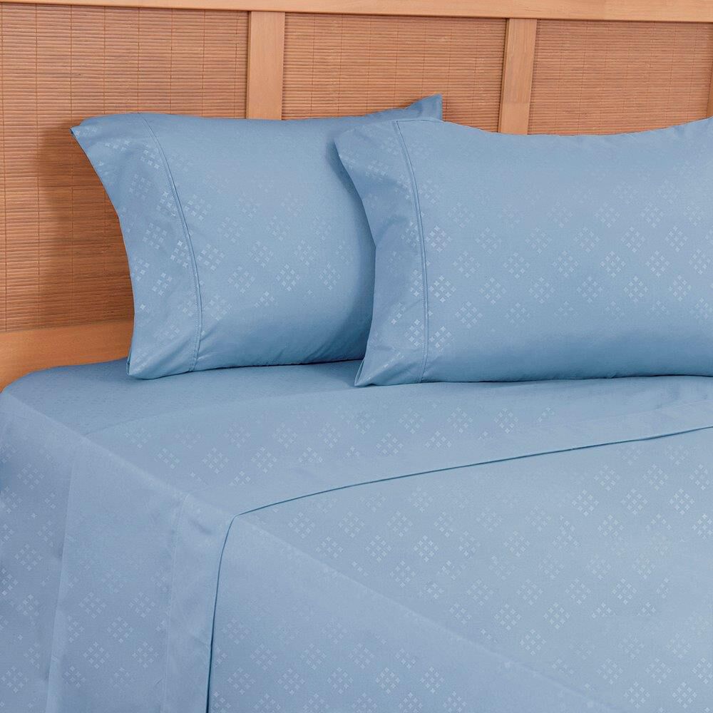 Sabana Plumetti Embossed King Celeste image number 0.0