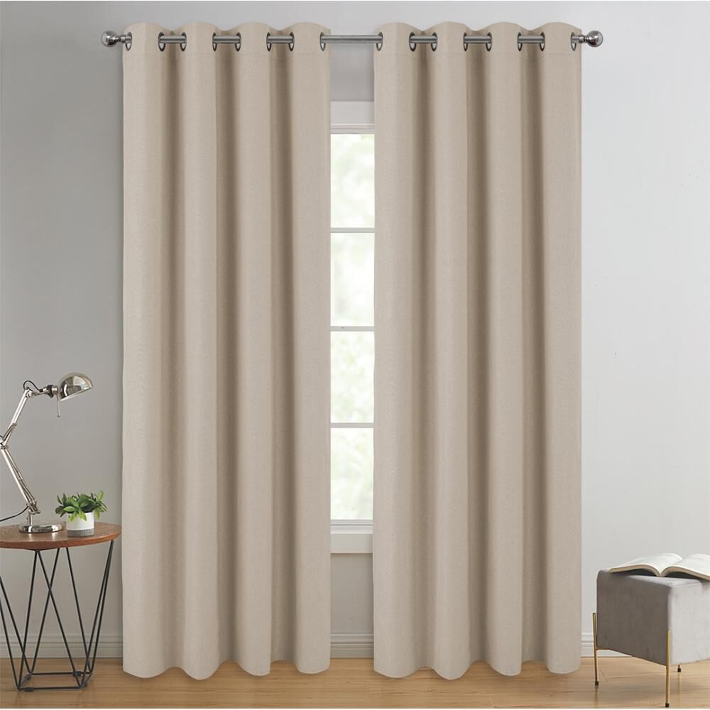 Set De Cortinas Illusions Blackout / 140 X 220 Cm image number 0.0