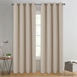 Set De Cortinas Illusions Blackout / 140 X 220 Cm