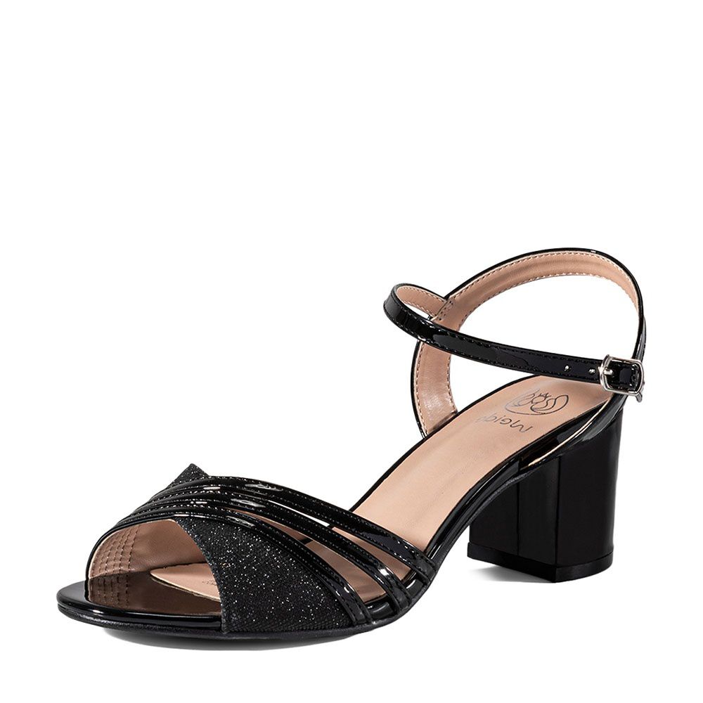 Sandalia Taco Negro Qiu257 Weide image number 2.0