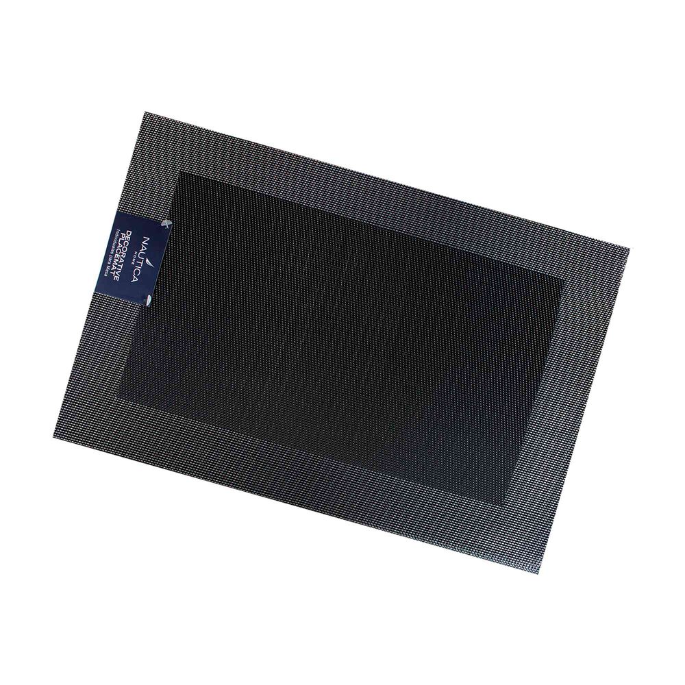 Pack 6 Individuales De Mesa Nautica Home 45x30cm Negro image number 2.0