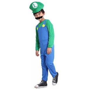 Disfraz de Luigi Para Niños - Mario Bros