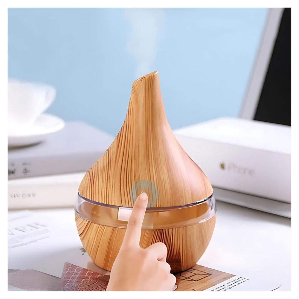 Humidificador Difusor Luz Led Color Marron Claro image number 3.0