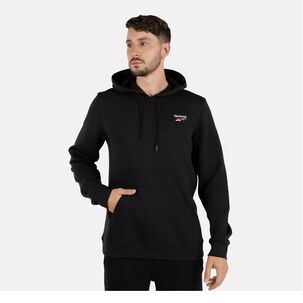 Polerón Reebok Hombre Identity Small Logo Fleece Hoodie Polerón Reebok Hombre Identity Small Logo Fleece Hoodie