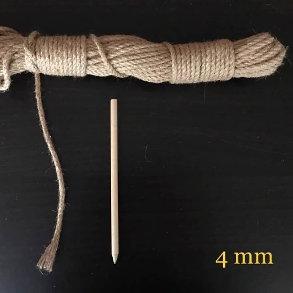 Cord&oacute;n De Yute De C&aacute;&ntilde;amo 4mm 20 Metros image number 1.0