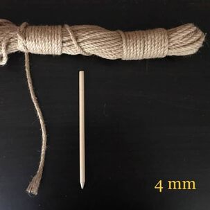 Cord&oacute;n De Yute De C&aacute;&ntilde;amo 4mm 20 Metros