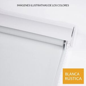 Cortina Roller Rustica Deluxe 60x200 Cm Blanco