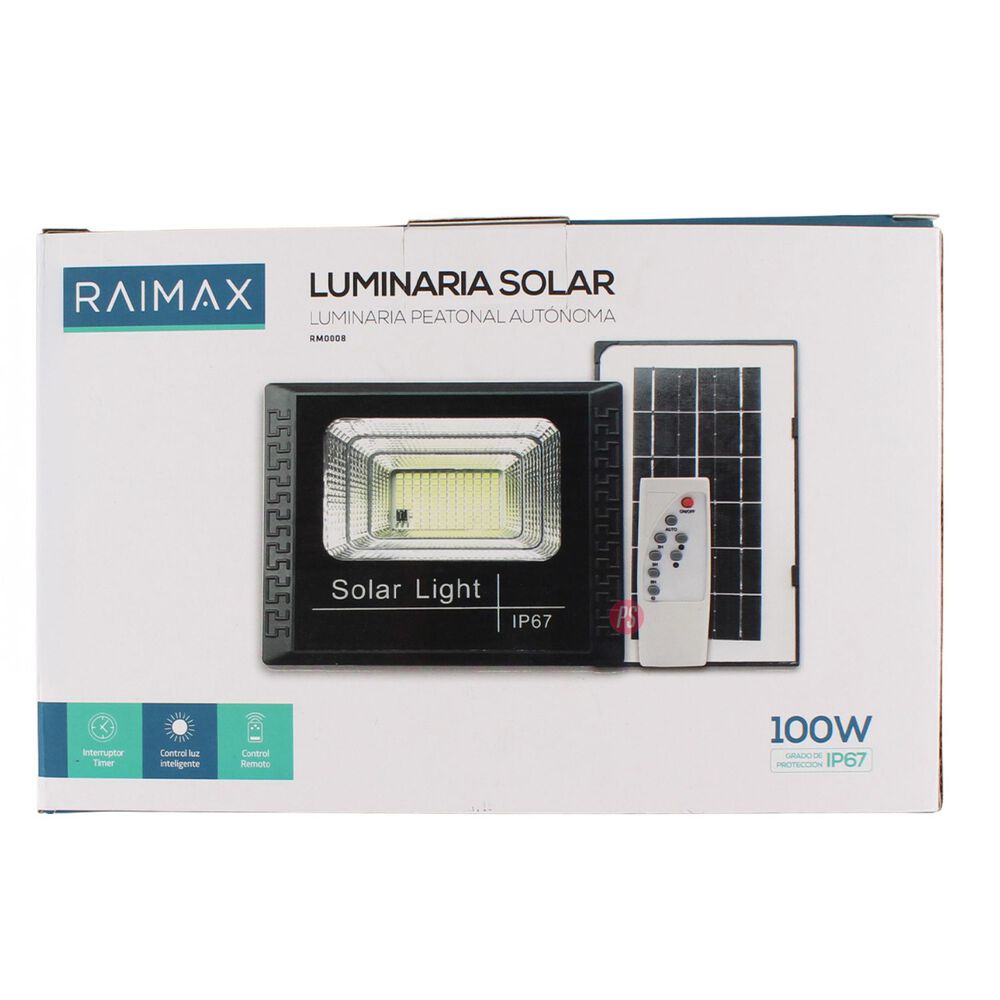 Reflector Solar Raimax 100w Led Ip67 Control Y Sensor - Ps image number 4.0