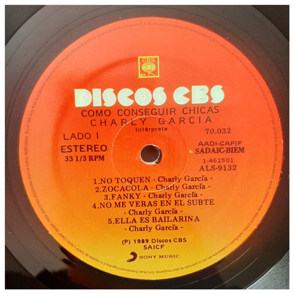 Charly Garcia - Como Conseguir Chicas | Vinilo image number 3.0