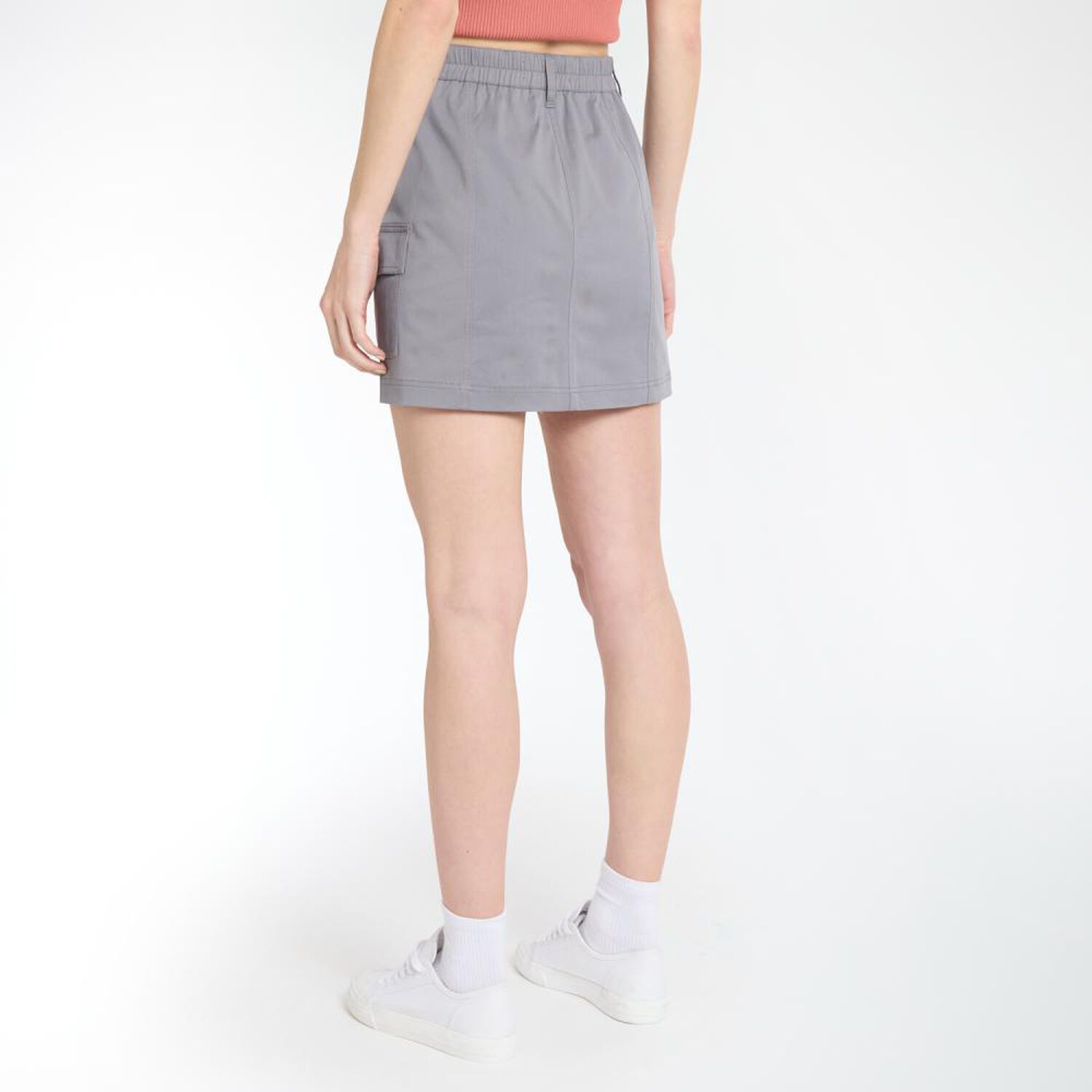 Falda Denim Tiro Medio Cargo Mujer Ocean Pacific image number 3.0