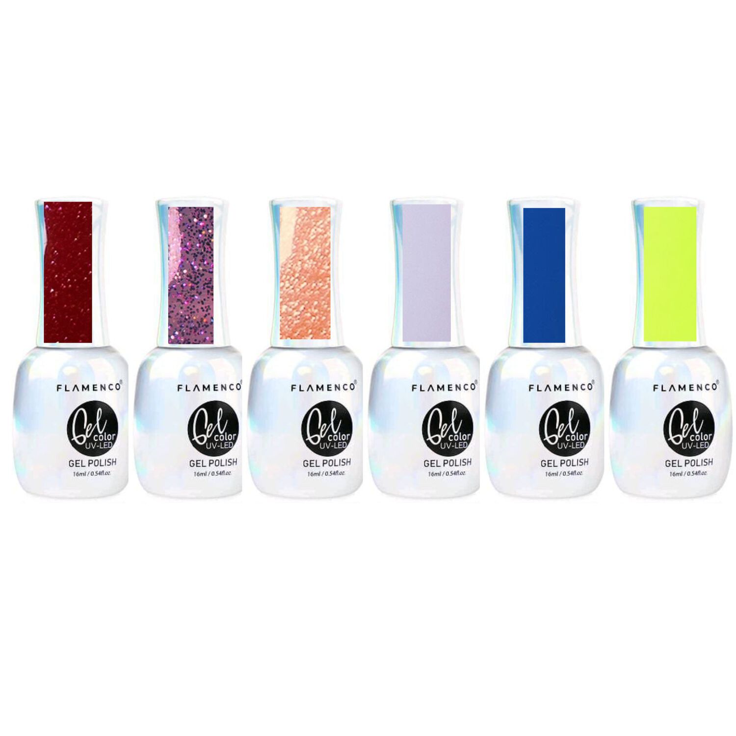 Set De 6 Esmaltes Semipermanentes Secado Uv Larga Duraci&oacute;n image number 1.0