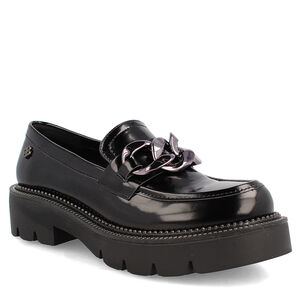 Mocasin Mujer Bata Red Label Fran Negro