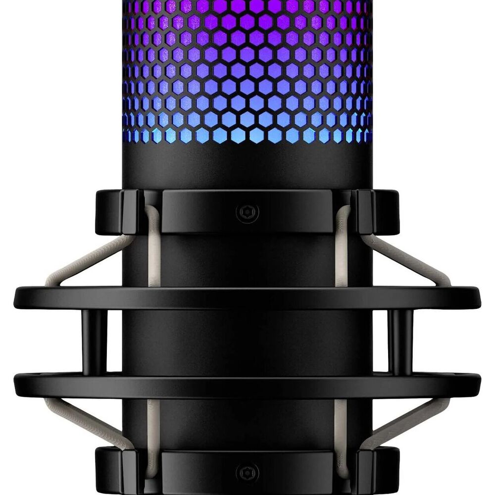 Micrófono Hyperx Quadcast Condensador Multipatrón Rgb Negro image number 0.0