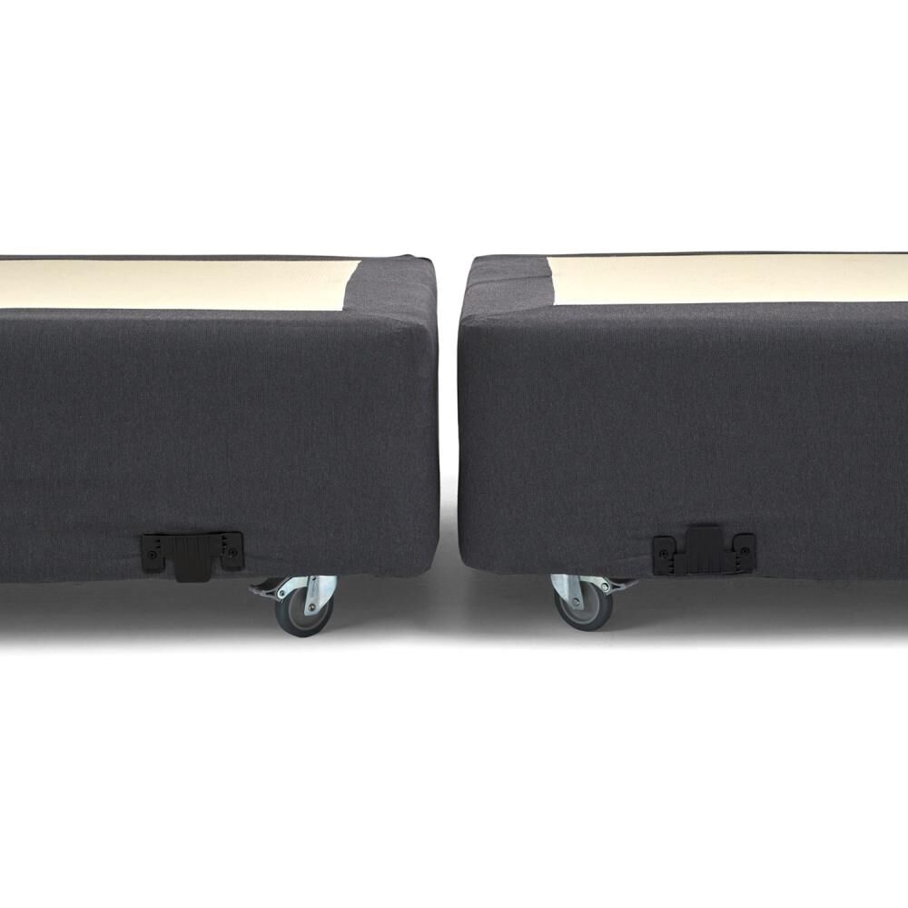 Cama Americana Drimkip Eurotop / Super King / Base Dividida + Respaldo + Topper image number 6.0