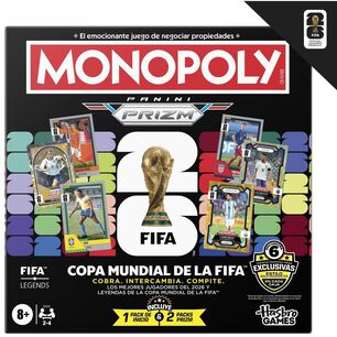 Juego De Mesa Monopoly Panini Prizm Copa Mundial De La Fifa