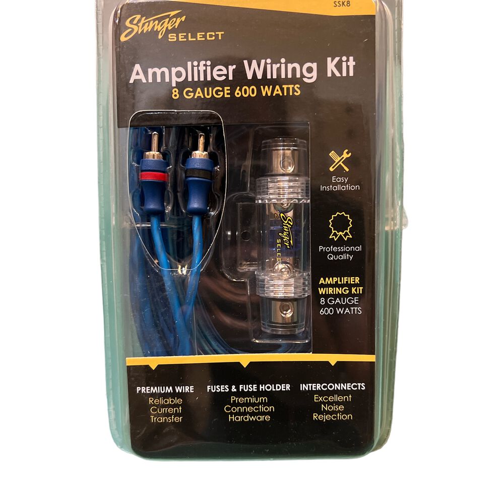 Kit De Cables Instalacion Stinger Ssk8 De 8 Gauge image number 0.0