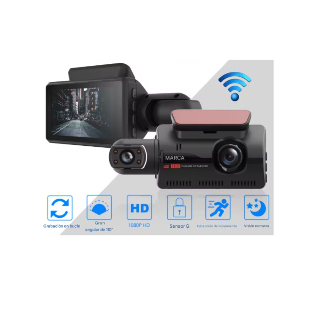 Cámara Para Auto Car Dvr Hd Visión Grabadora De Coches Hd image number 6.0