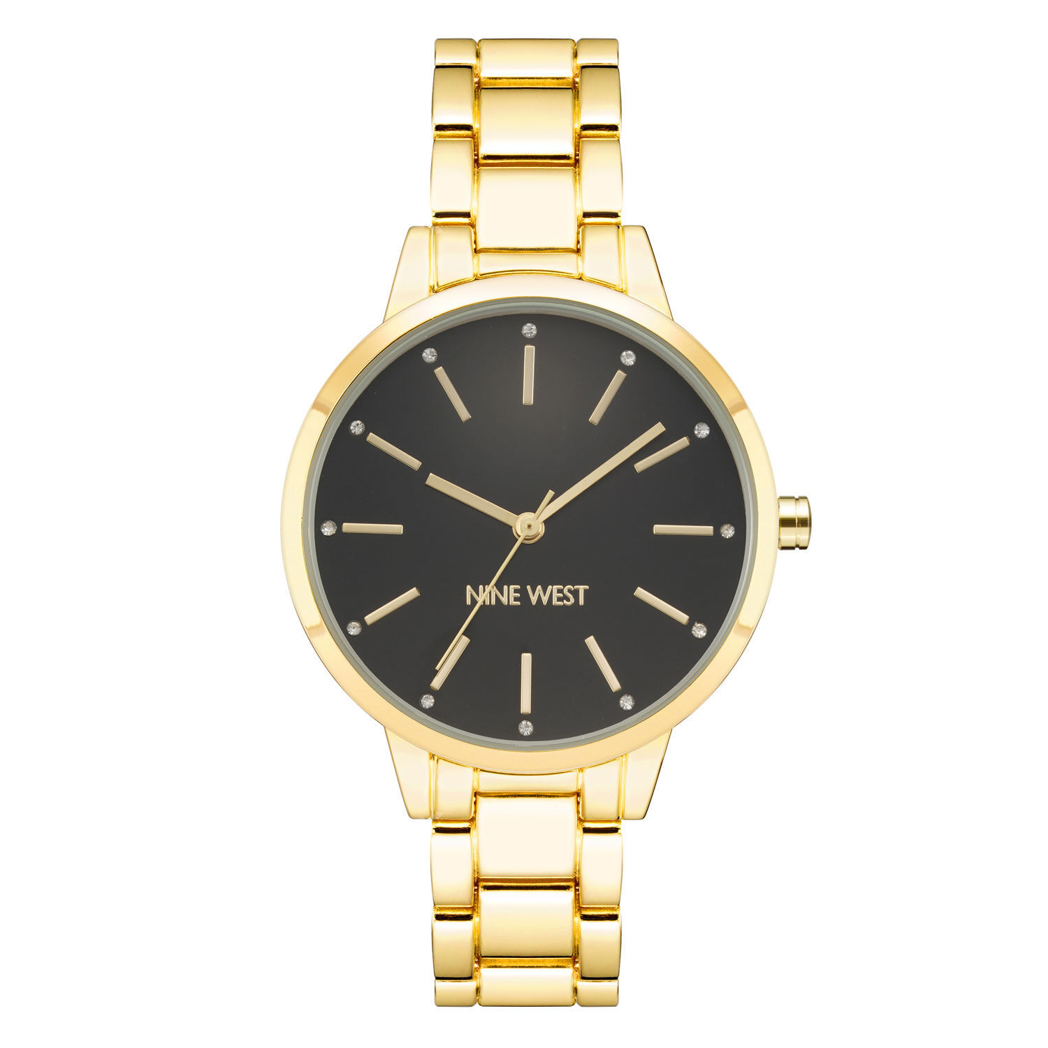 Reloj Dorado Nine West Mujer Nw/2098bkgb image number 0.0