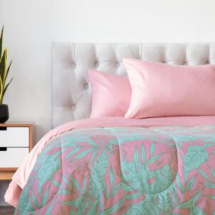 Set Plumón + Juego De Sábanas Casaideal Roma / 2 Plazas