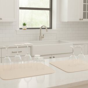 Set De 2 Tapetes De Secado Nautica Home Alta Absorci&oacute;n Beige