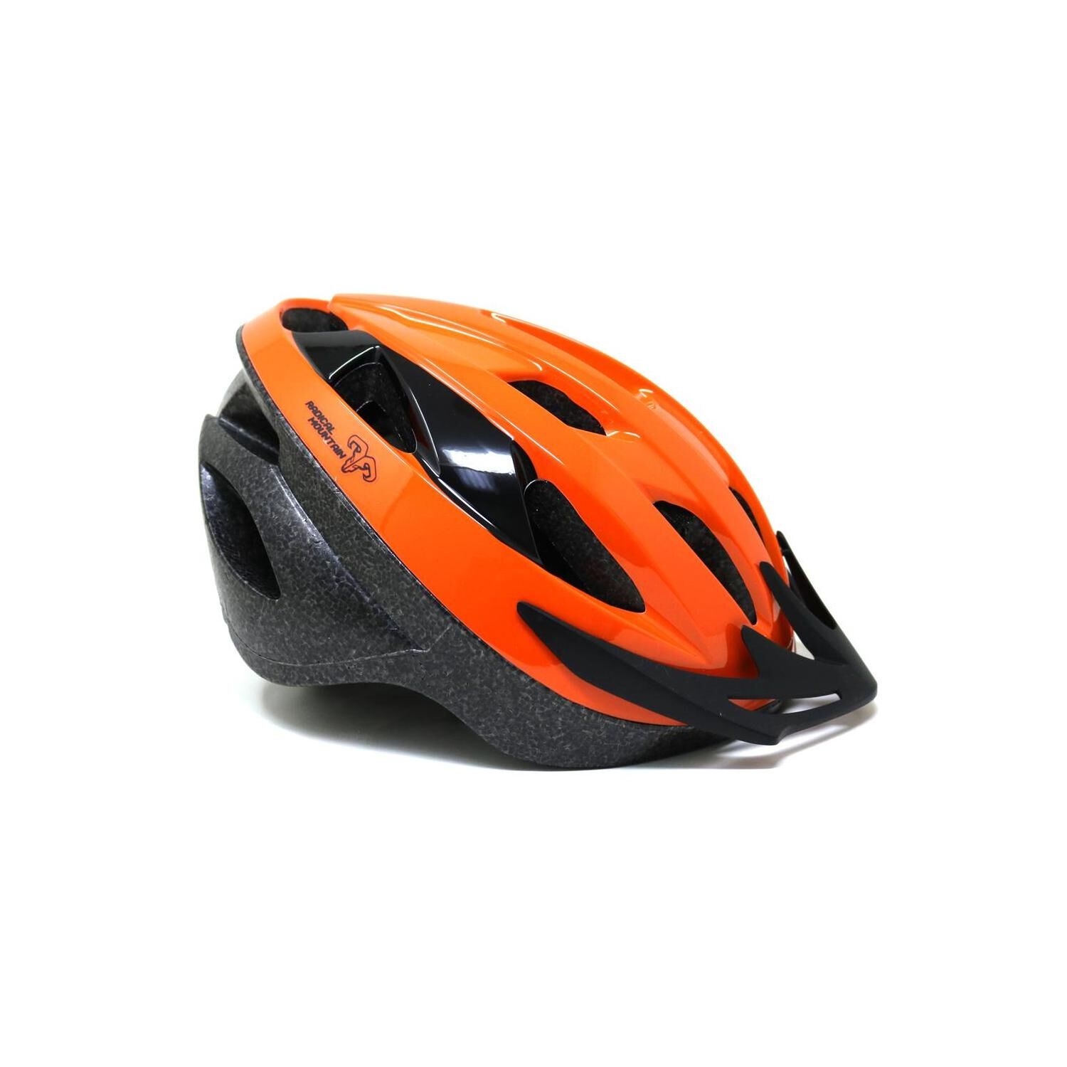 Casco Radical Mountain Mtb Nt Con Luz Naranjo Negro L 58-62cm image number 1.0