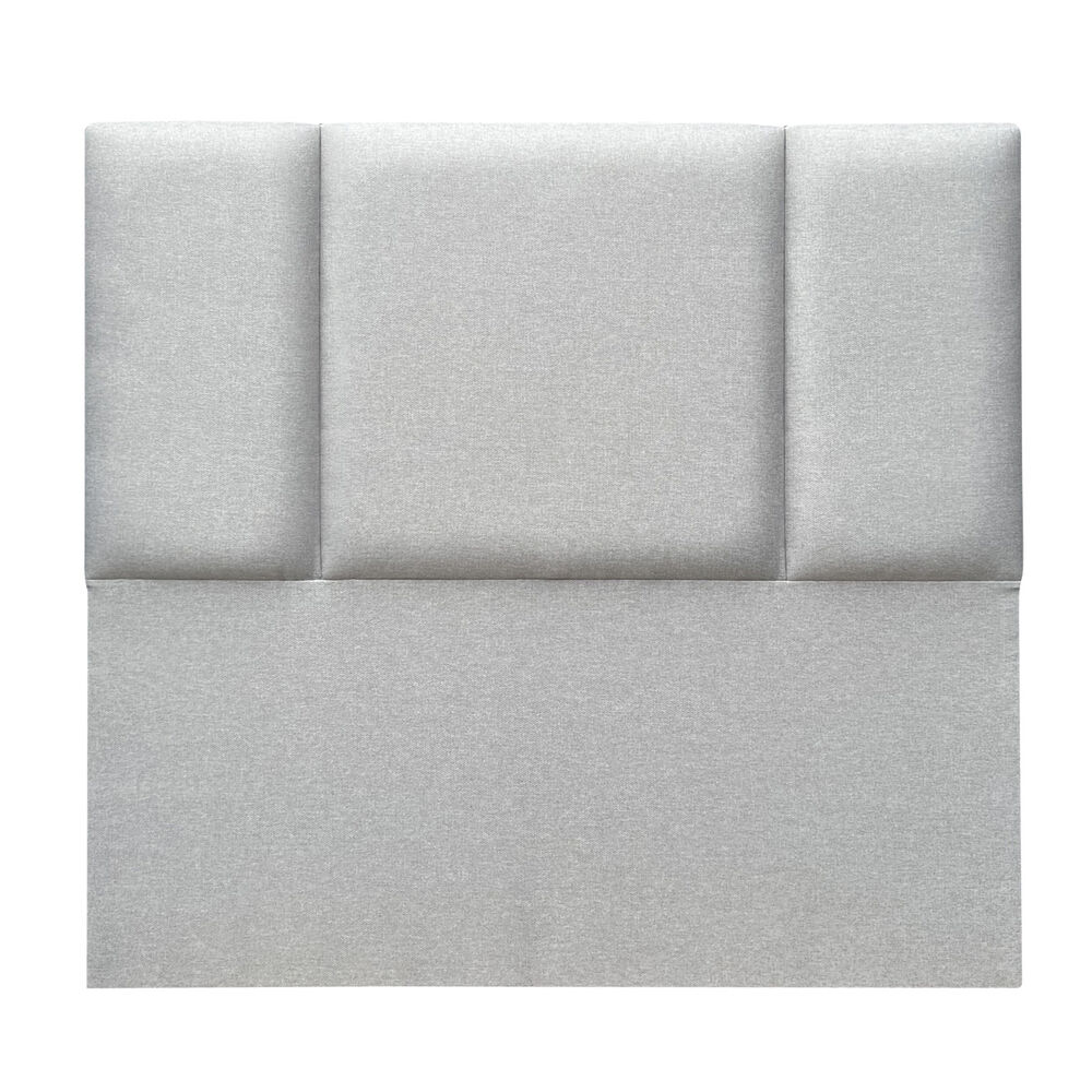 Respaldo De Cama Block Lino Gris Plata 1,5 Plazas image number 1.0