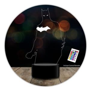 Lampara 3d Batman 2 Murciélago Control Remoto