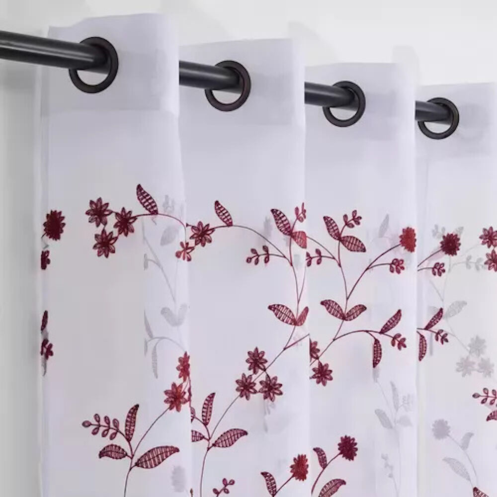 Set Visillo Bordado 140*220cm image number 2.0