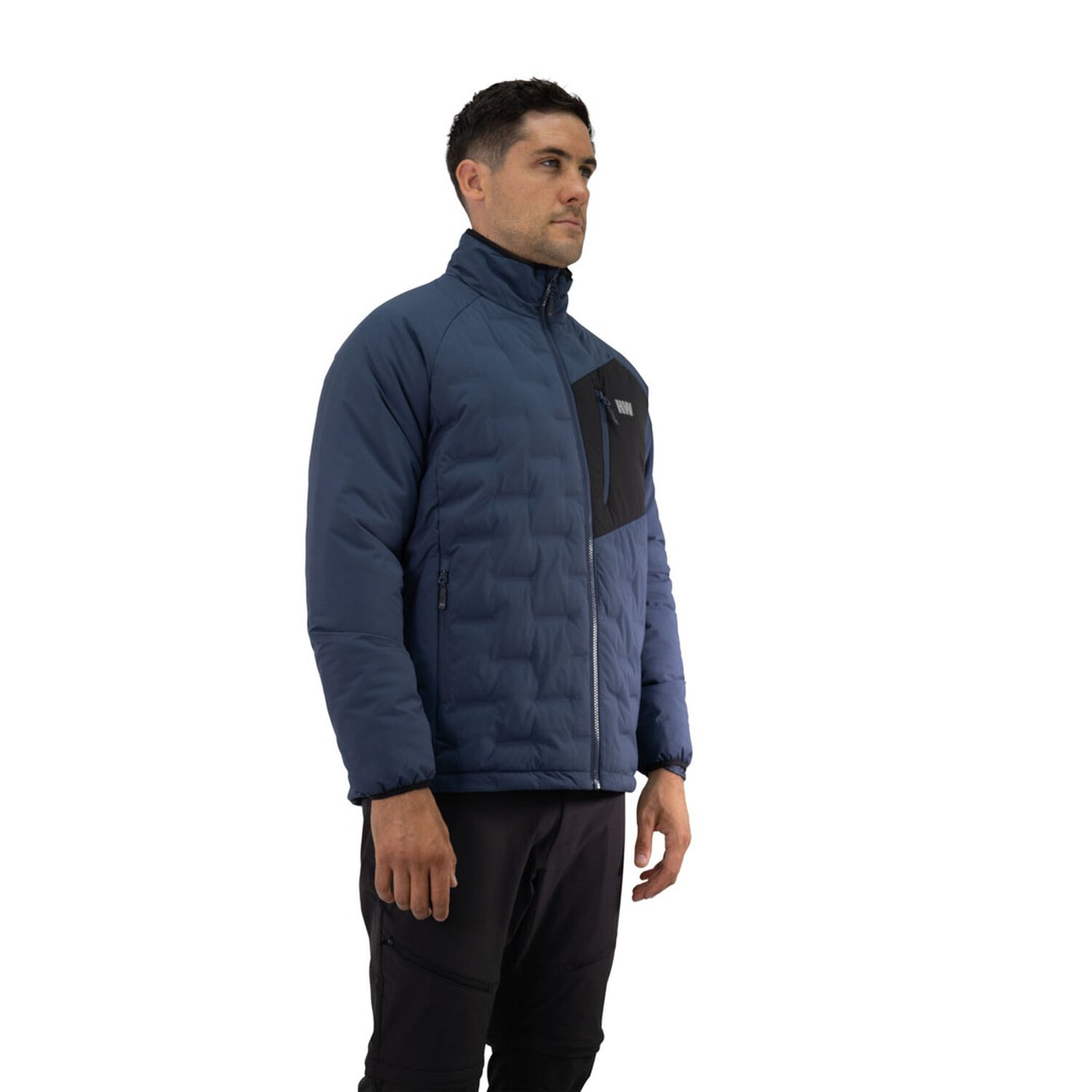 Parka Insulada Hw Explorer S/gorro Hombre Deep Blue image number 1.0