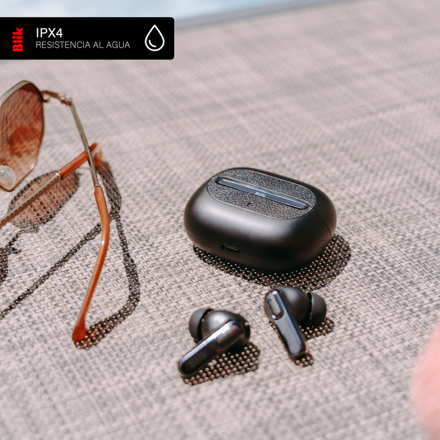 Aud&iacute;fonos Bluetooth Blik Air950 Negro image number 5.0