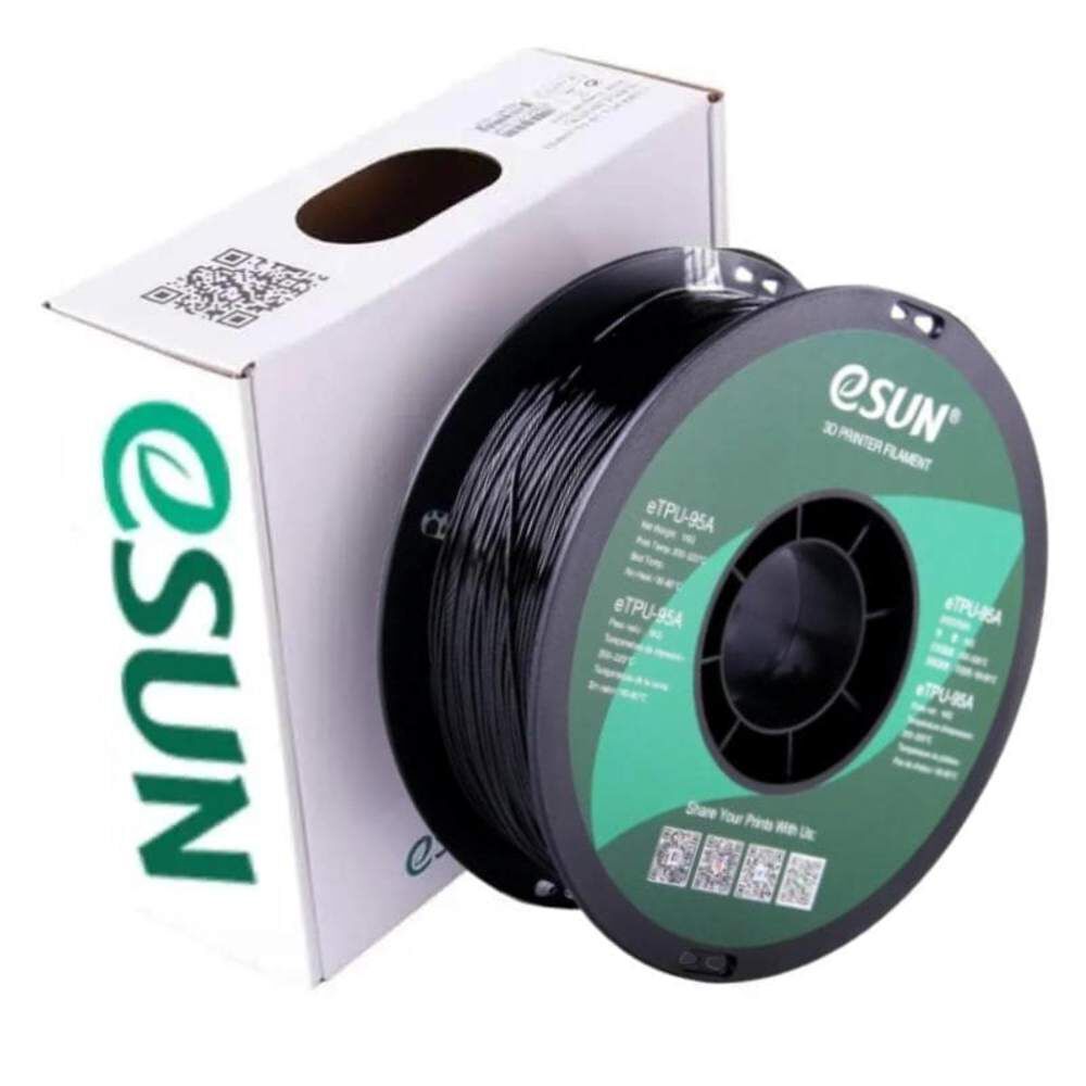 Filamento Tpu Negro 1kg Esun image number 0.0
