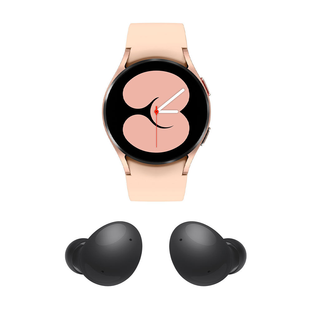 Smartwatch Galaxy Watch4 40 mm LTE Gold + Samsung Galaxy Buds2 image number 0.0
