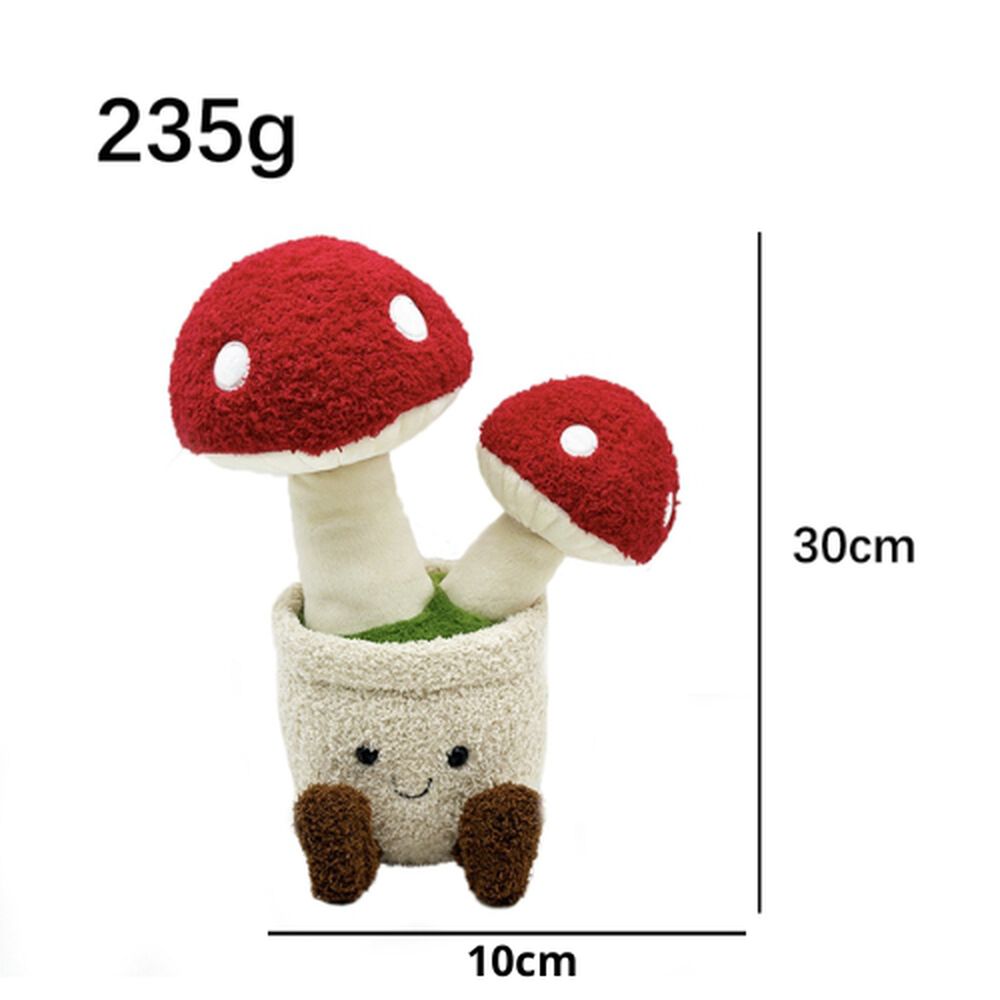 Peluche En Forma De Hongo Planta 30 Cm Muñeco Kawaii Plush image number 3.0