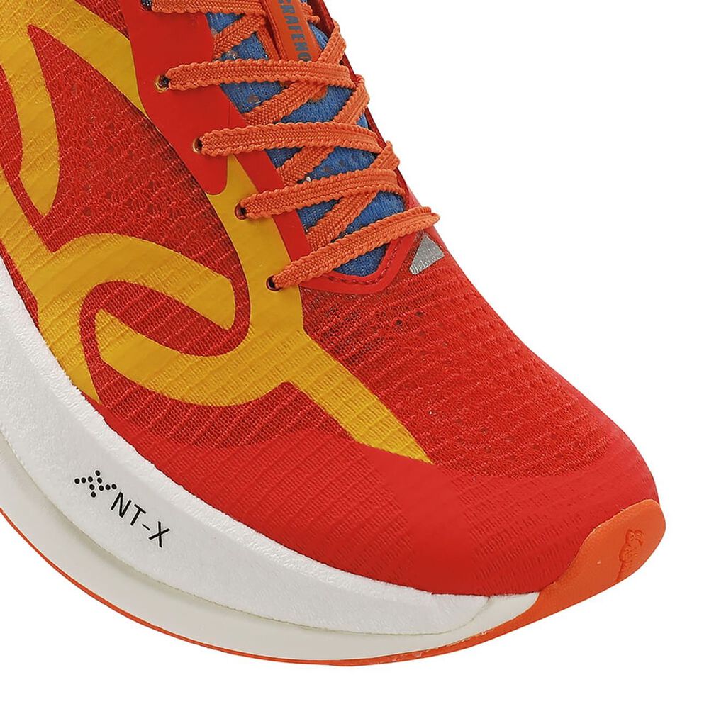 Zapatilla Running Mujer Corre Grafeno 3 Rojo/amarillo image number 6.0