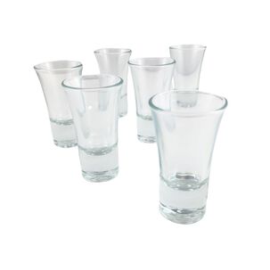 Set 6 Vasos Licor Lord 54ml Trago Corto Tequila Destilados