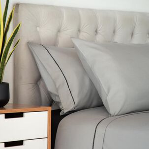 Juego De Sábanas Azhome Bicolor / 2 Plazas