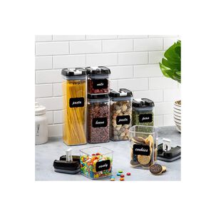 Organizador Set 7 Contenedores Herméticos Para Cocina Con Tapa