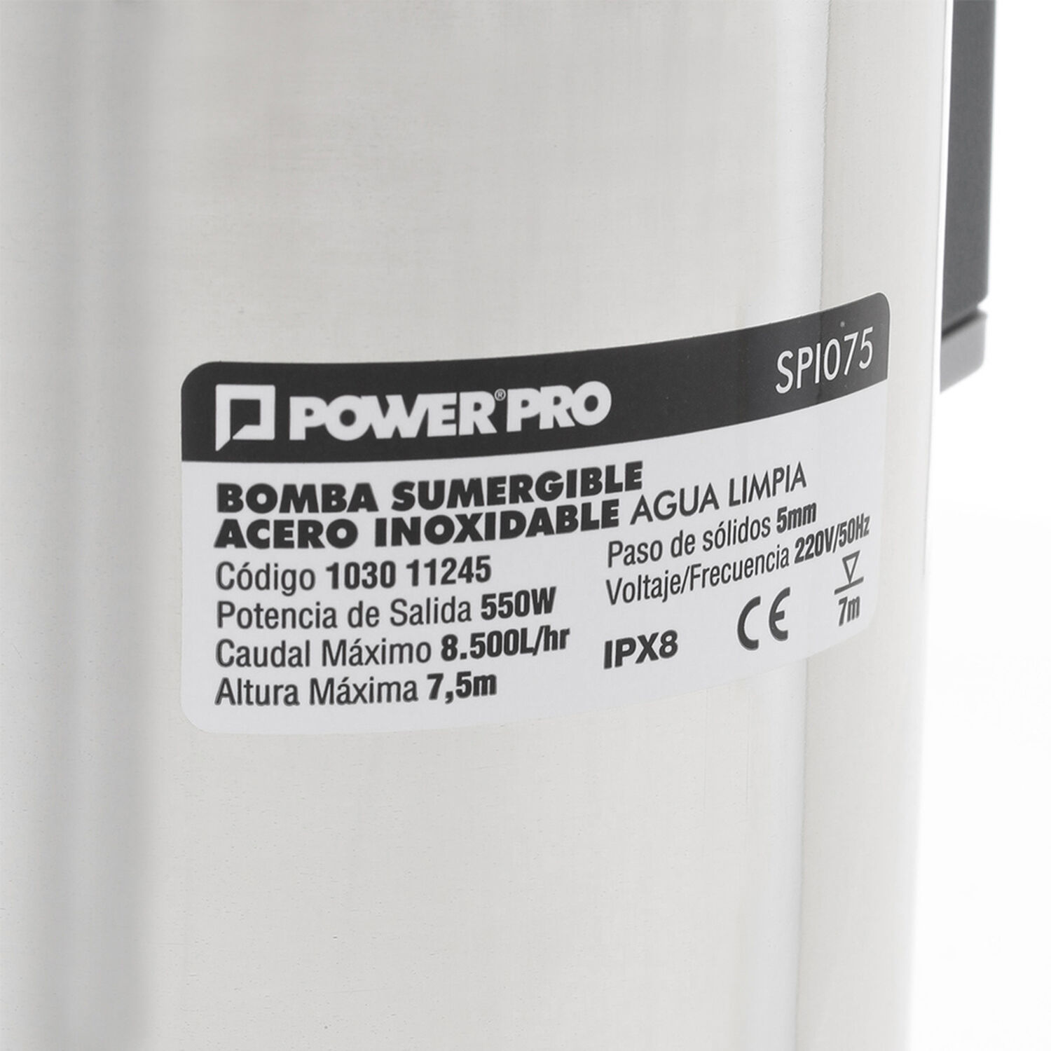 Electrobomba Sumergible 0,75 Hp Agua Limpia image number 2.0