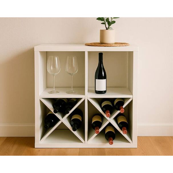 Estante Organizador Liam Blanco 2 Repisas 73x73x35 Cm