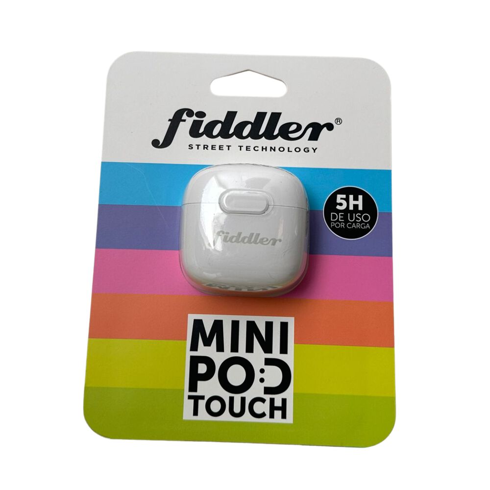 Audifono Fiddler Colors Blanco Mini Pod Touch Inalambrico image number 1.0