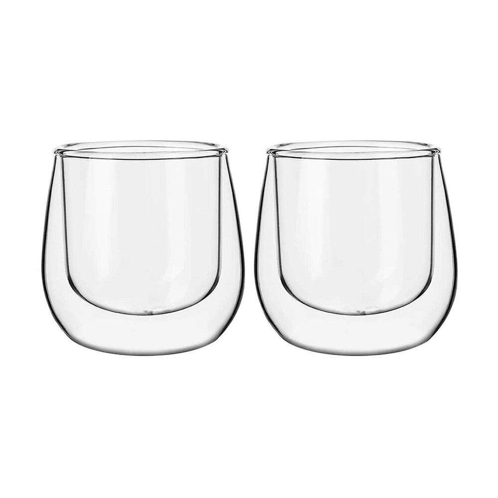 Set 2 Mug Glasso Vasos Doble Pared Vidrio 90 Ml image number 2.0