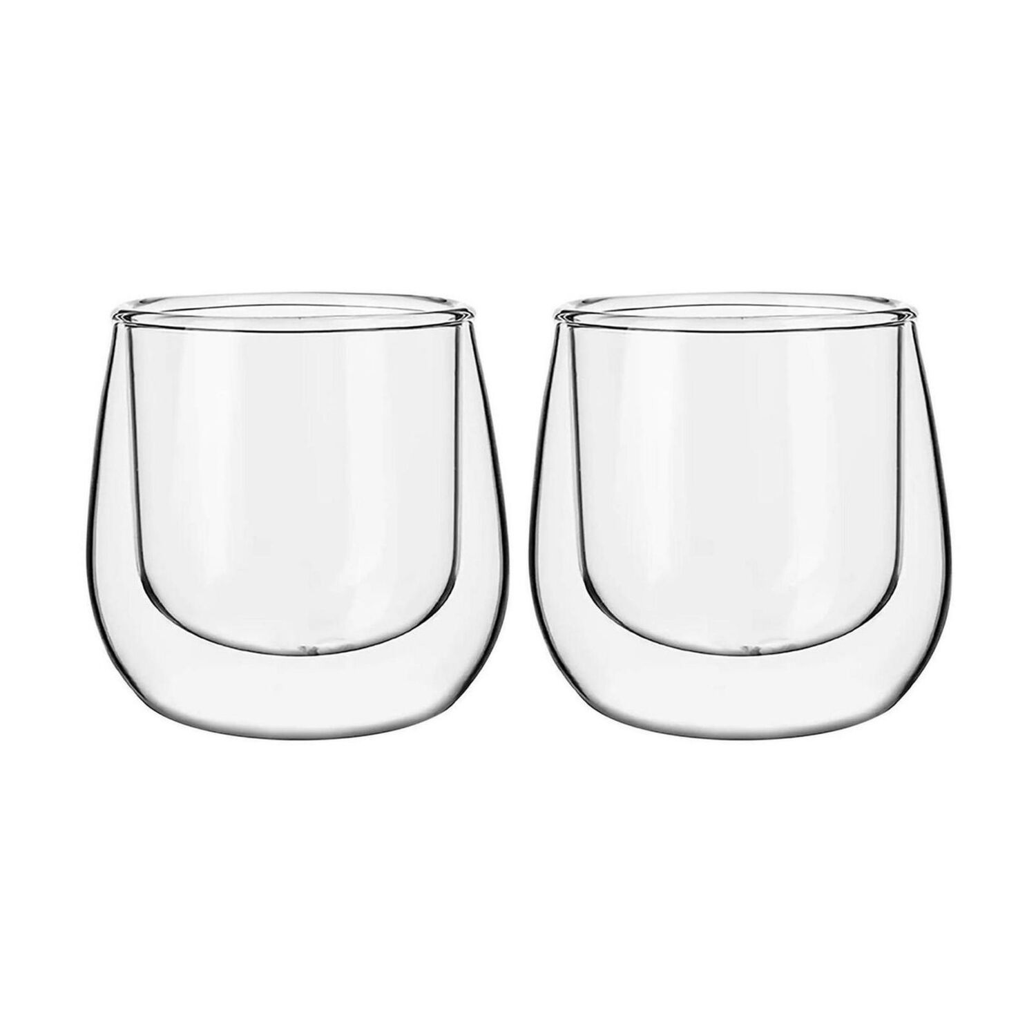 Set 2 Mug Glasso Vasos Doble Pared Vidrio 90 Ml image number 2.0