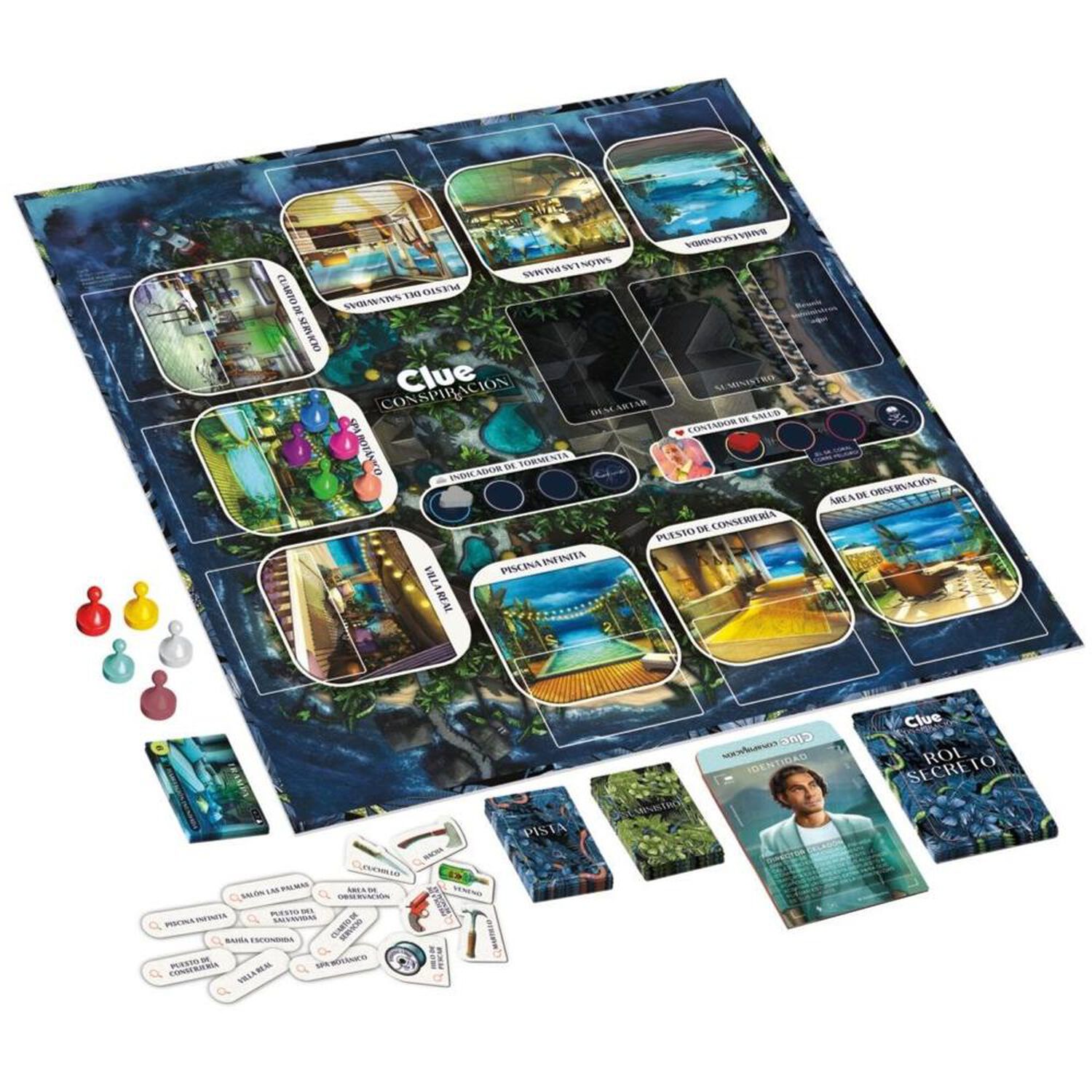 Juego De Mesa Clue Conspiraci&oacute;n Hasbro Gaming image number 6.0